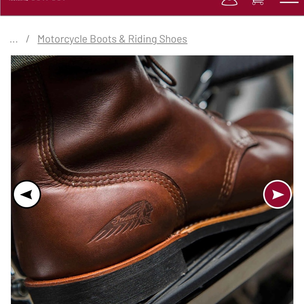 Rare Red Wing Indian motorcycle riding Boot - Picture 3 of 9
